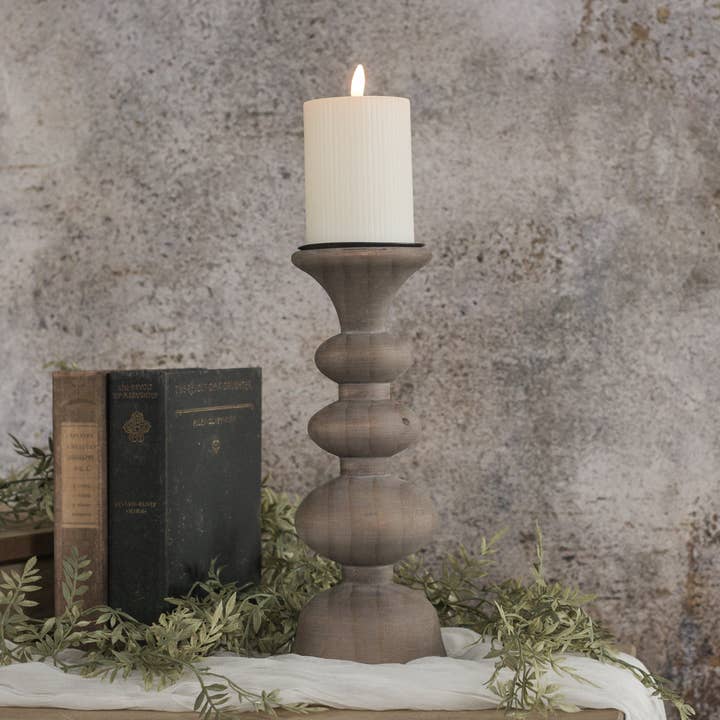 Portavelas de columna SERENITY de 12" para venta al por mayor de Ragon House