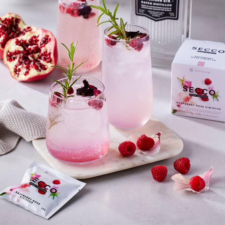 Secco Drink Infusion - Wholesale Cocktail Mix/Syrup - Raspberry Rose Hibiscus4