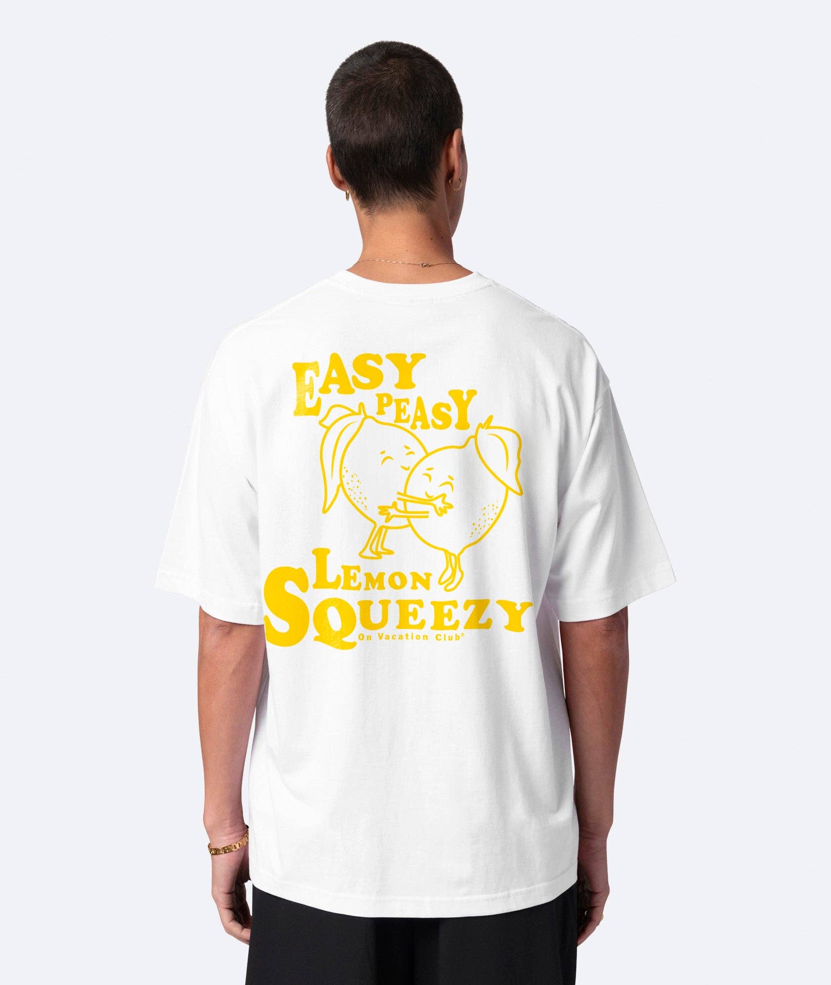 Hvid Lemon Squeezy T-shirt - hvid for engroshandel på Faire1