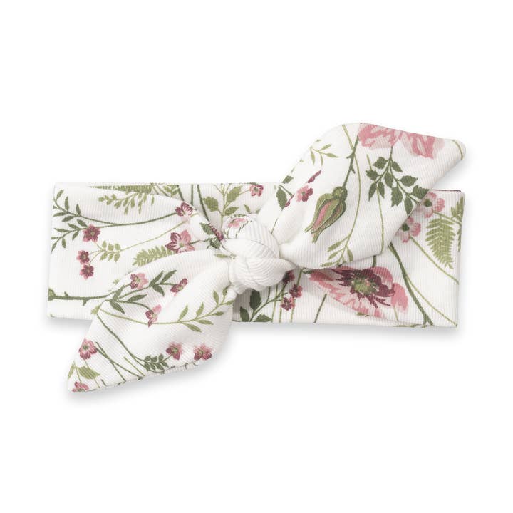 Pretty Petals/Rose-Green Headband for wholesale by Tesa Babe