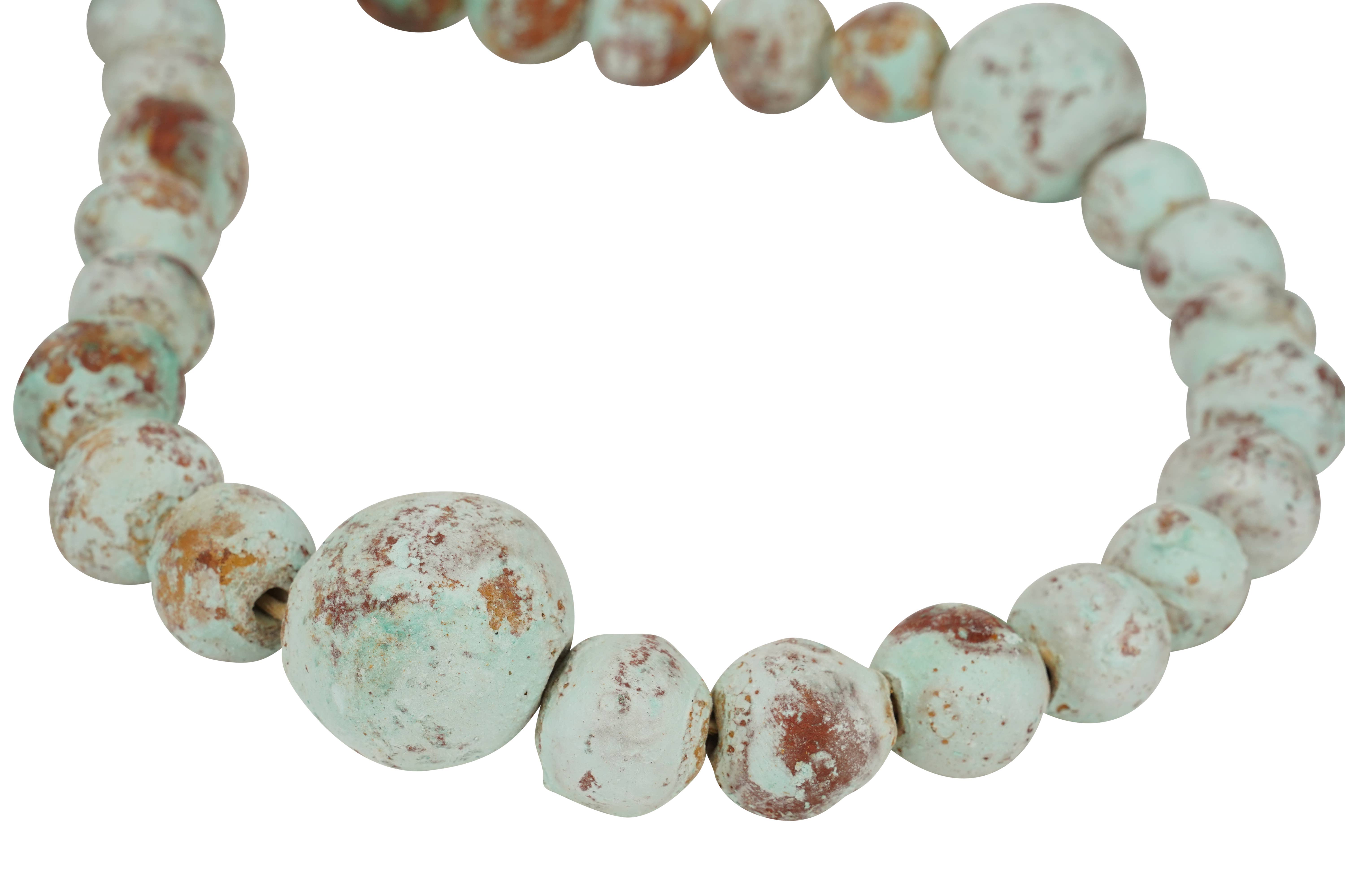 My Amigos Imports - Wholesale Prayer Beads Necklace - Hope Clay Rosary-Beads-Gorgeous-6 Sizes-Handmade-Turquoise25