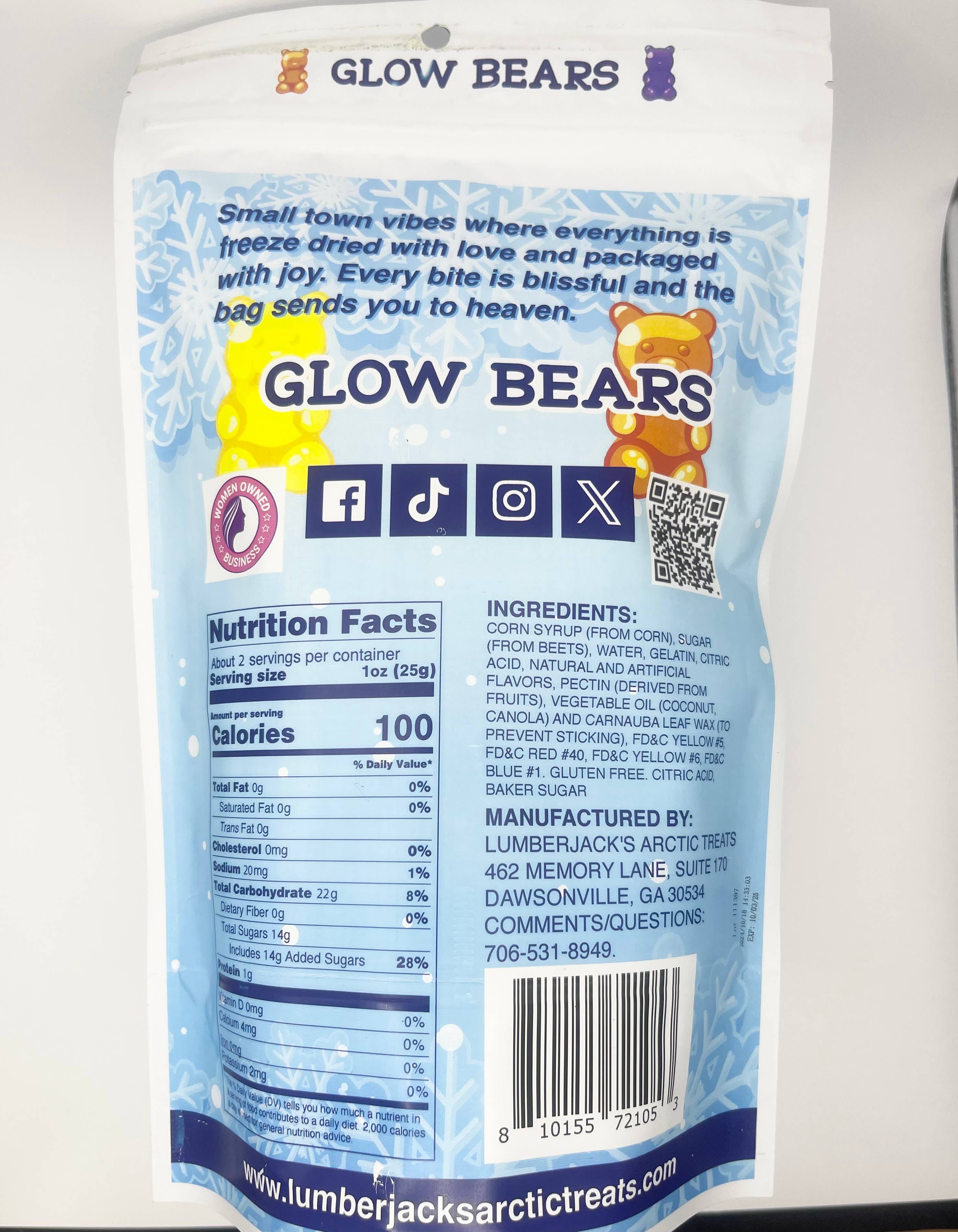 Lumberjack's Arctic Treats - Wholesale Hard Candy - Glow Bears1