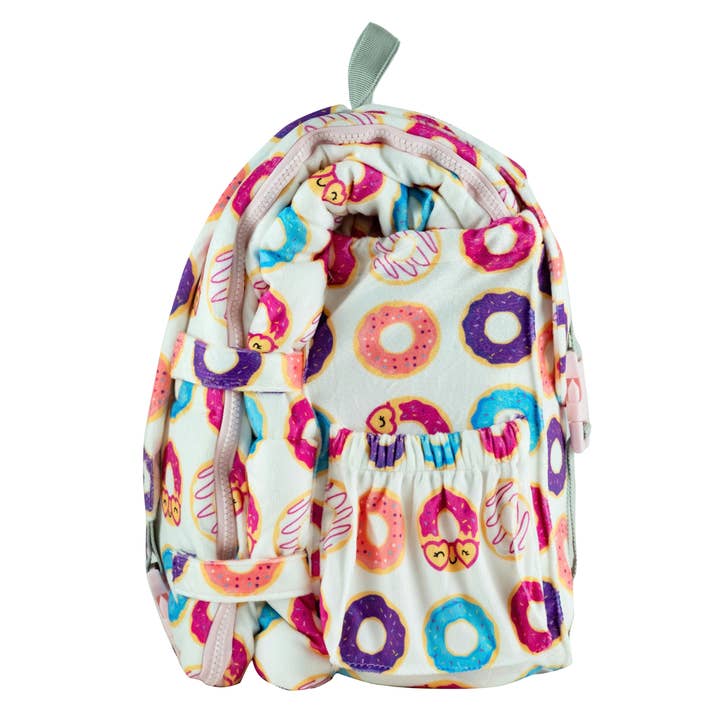 Mimish - Wholesale Sleeping Bag - Kids - Sleep-n-Pack: Packable Little Kid's Sleeping Bag & Backpack, Cozy Mink, Donuts5