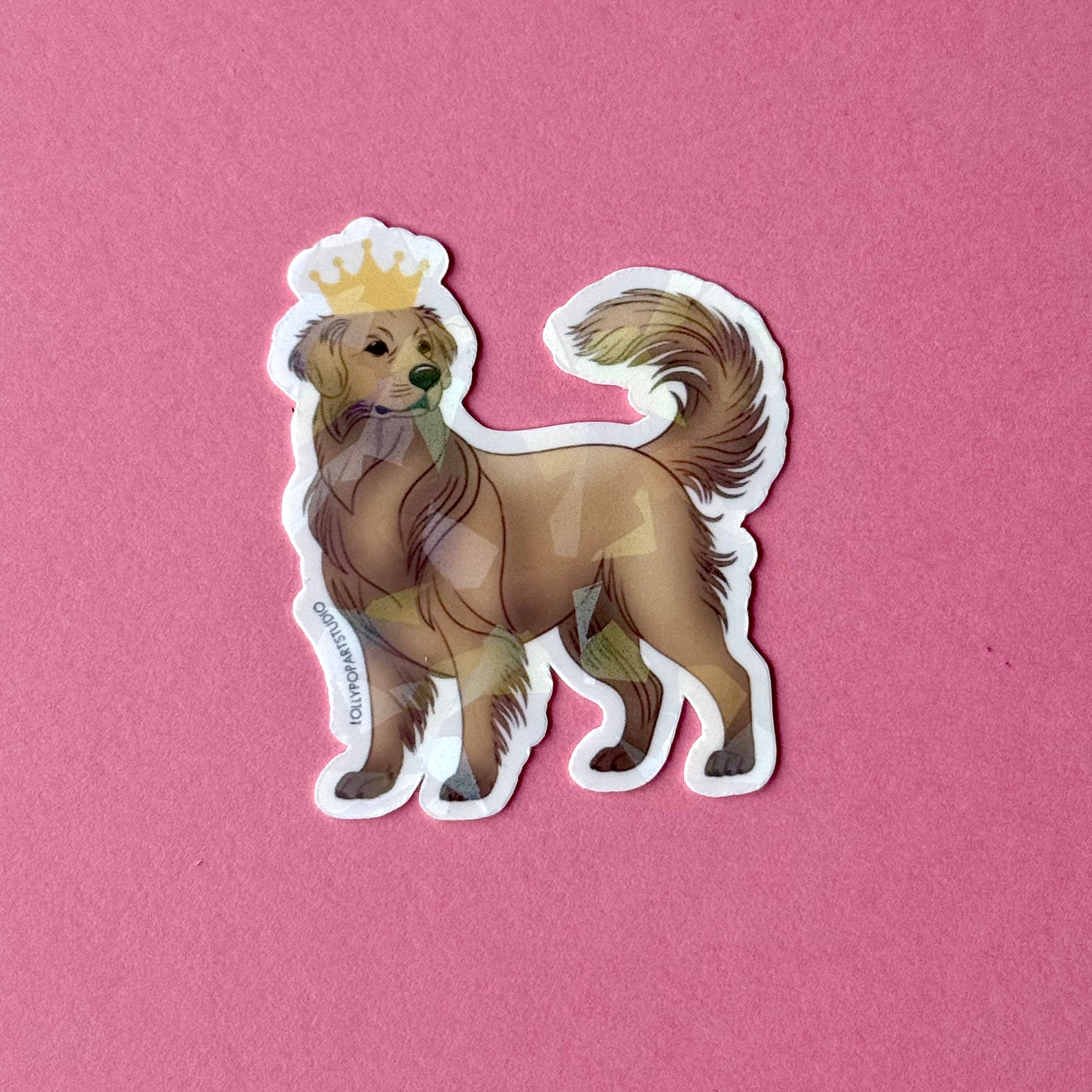 LOLLYPOPARTSTUDIO - Wholesale Sticker - NEW Sticker Golden Retriever0