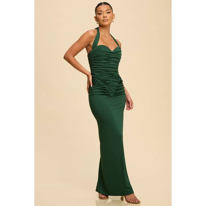 RUCHED JERSEY CORSET DRESS for wholesale by Luxxel