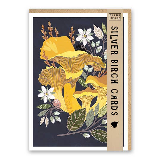 Silver Birch Cards - Wholesale Everyday Greeting Card - Blank Greeting Card "Chanterelle Mushroom"2