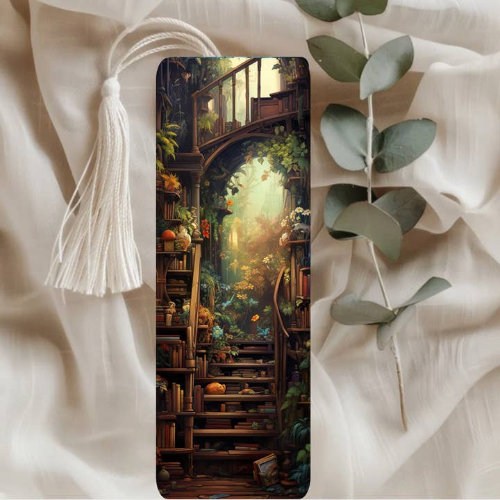 Botanical Reading bookmarks, Metal bookmark, Bookstore for wholesale by Readers Leisure