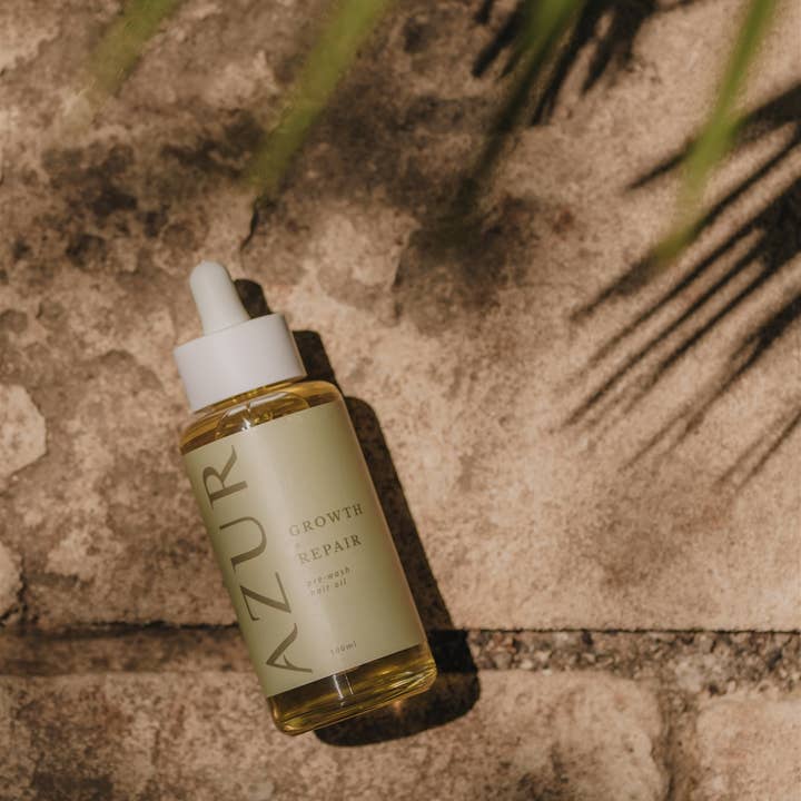 Azur Natural Bodycare BV - Wholesale Hair Oil - GROWTH & REPAIR Pre-wash Hair Serum | 100% Natural 5