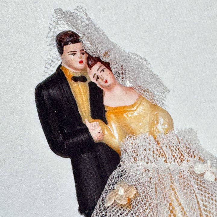 Canonbury Press - Wholesale Wedding Card - Wedding Cake Topper No.1 Greeting Card