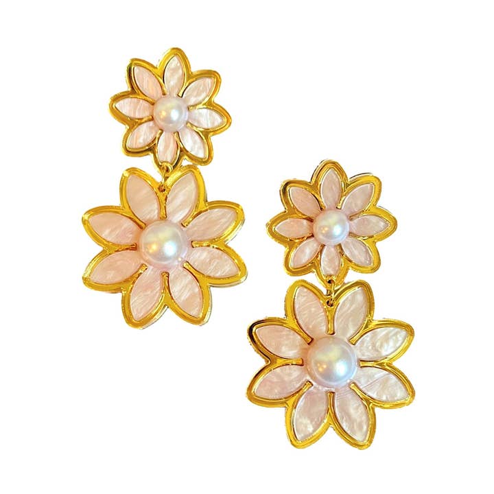 BOHEMIAN GEMME – Großhandel Ohrhänger – *Großhandel Lia Floral Dangles0