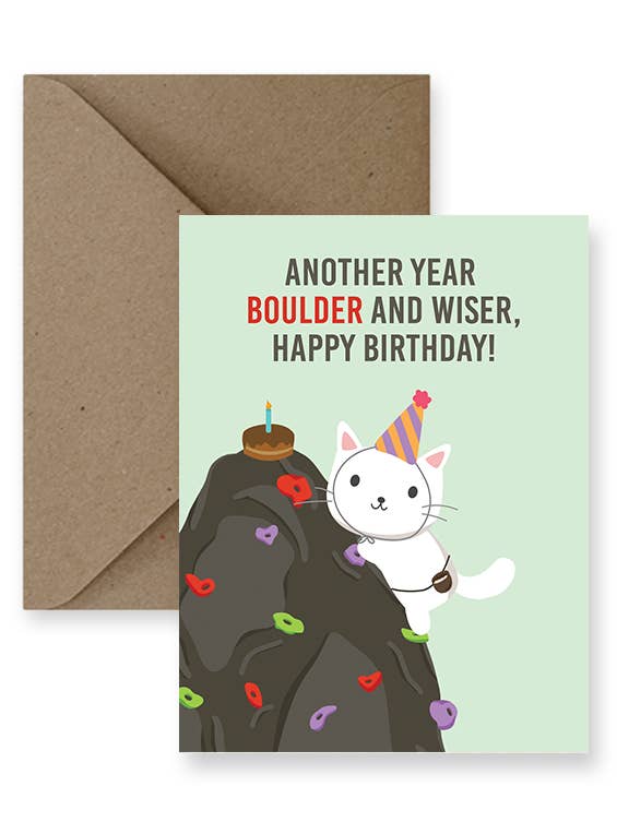 Boulder and Wiser Birthday Card
for wholesale by IMPAPER