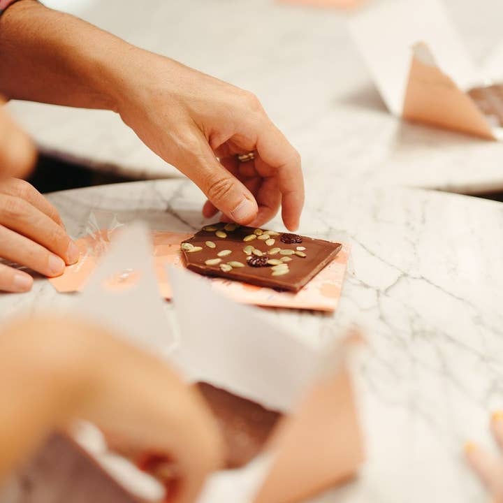 Markham & Fitz Chocolate - Wholesale Chocolate Bar - Harvest Party Dark Chocolate Bar4