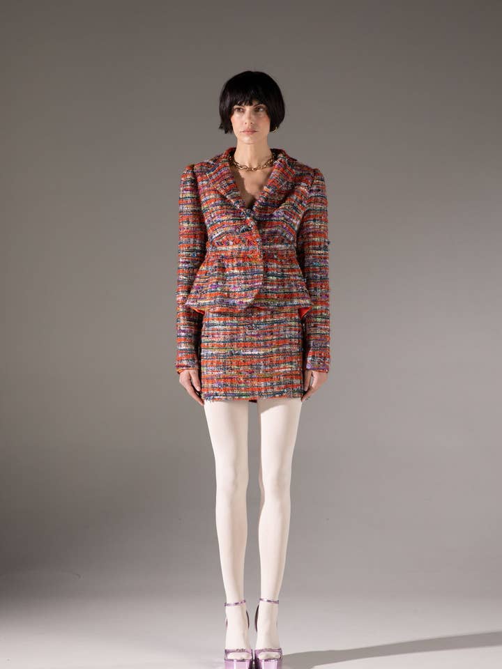 Rock aus gewebtem Stoff für den Großhandel von simona bonacci