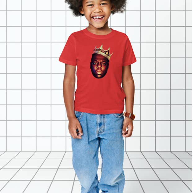 T-shirt pour tout-petit Biggie pour la vente par The Blacknificent