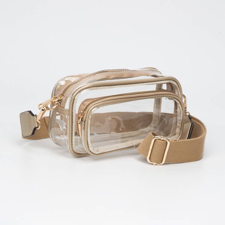 Sensibling Corp. - Wholesale Crossbody Bag - Women's - Transparent Rectangular Crossbody Bag14