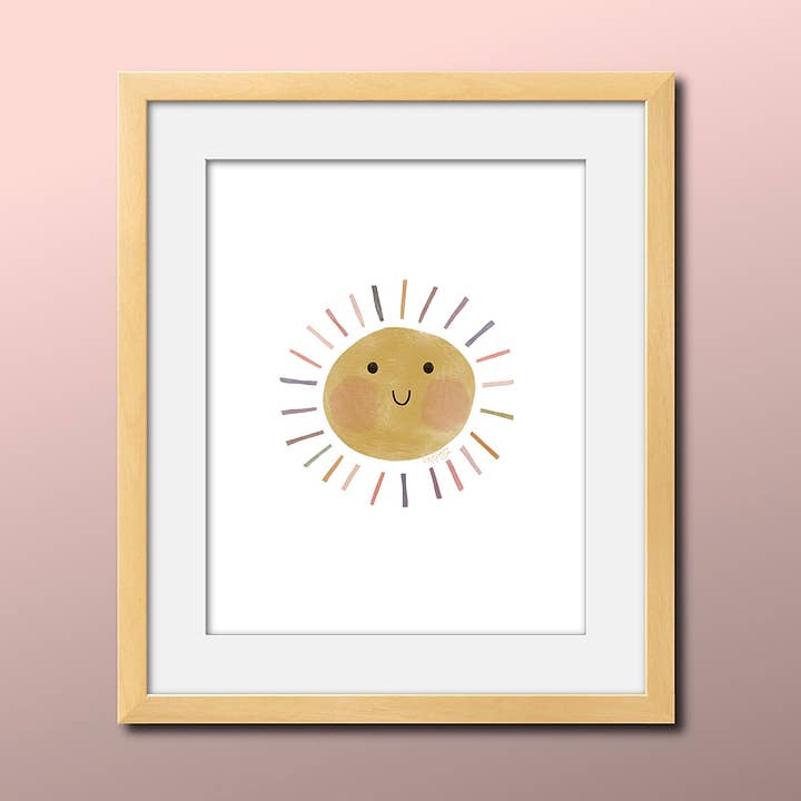 Sunny Boi Sunshine Print for wholesale by Ink & Honey Co.