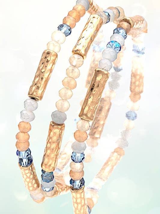 CONJUNTO DE PULSERAS DE CUENTAS DE VIDRIO para venta al por mayor de Andrea Bijoux