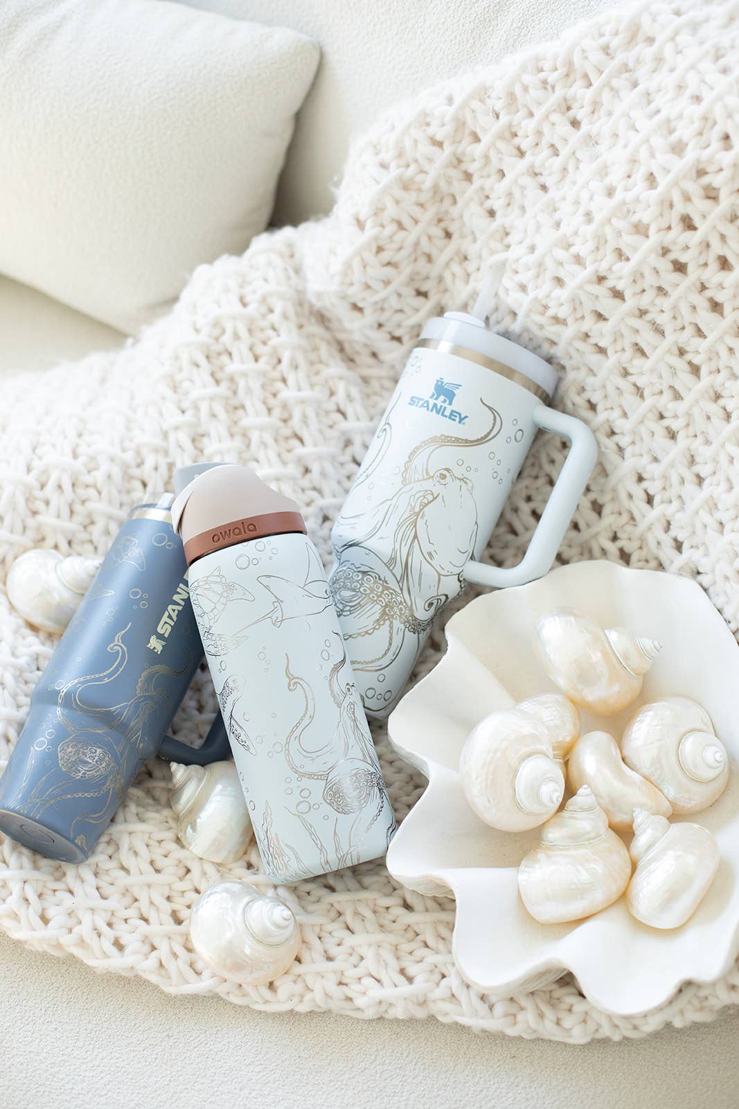 KNOTS + NOOK - Wholesale Insulated Mug/Tumbler - SEA LIFE ENGRAVED STANLEY 40OZ STAINLESS STEEL TUMBLER2