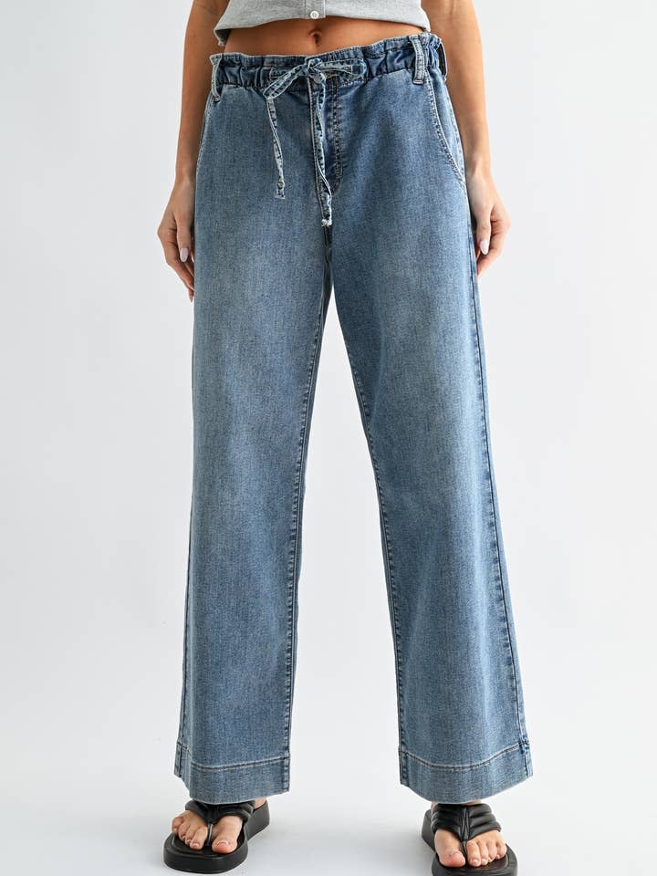 DP870-S - MD - Pull On Drawstring Wide Leg for wholesale by JBD