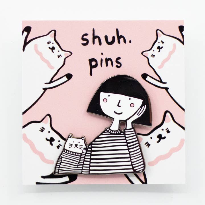 LIKE OWNER LIKE CAT PIN for wholesale by shuh.