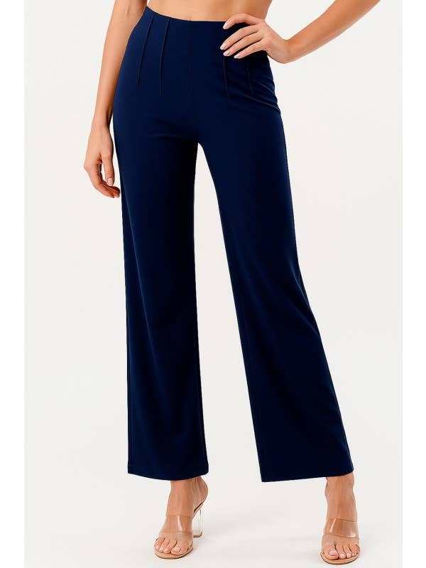 MIO WHOLESALE - Vente Pantalon – femme - YC105-PANTALON PLISSÉ GRANDE TAILLE1