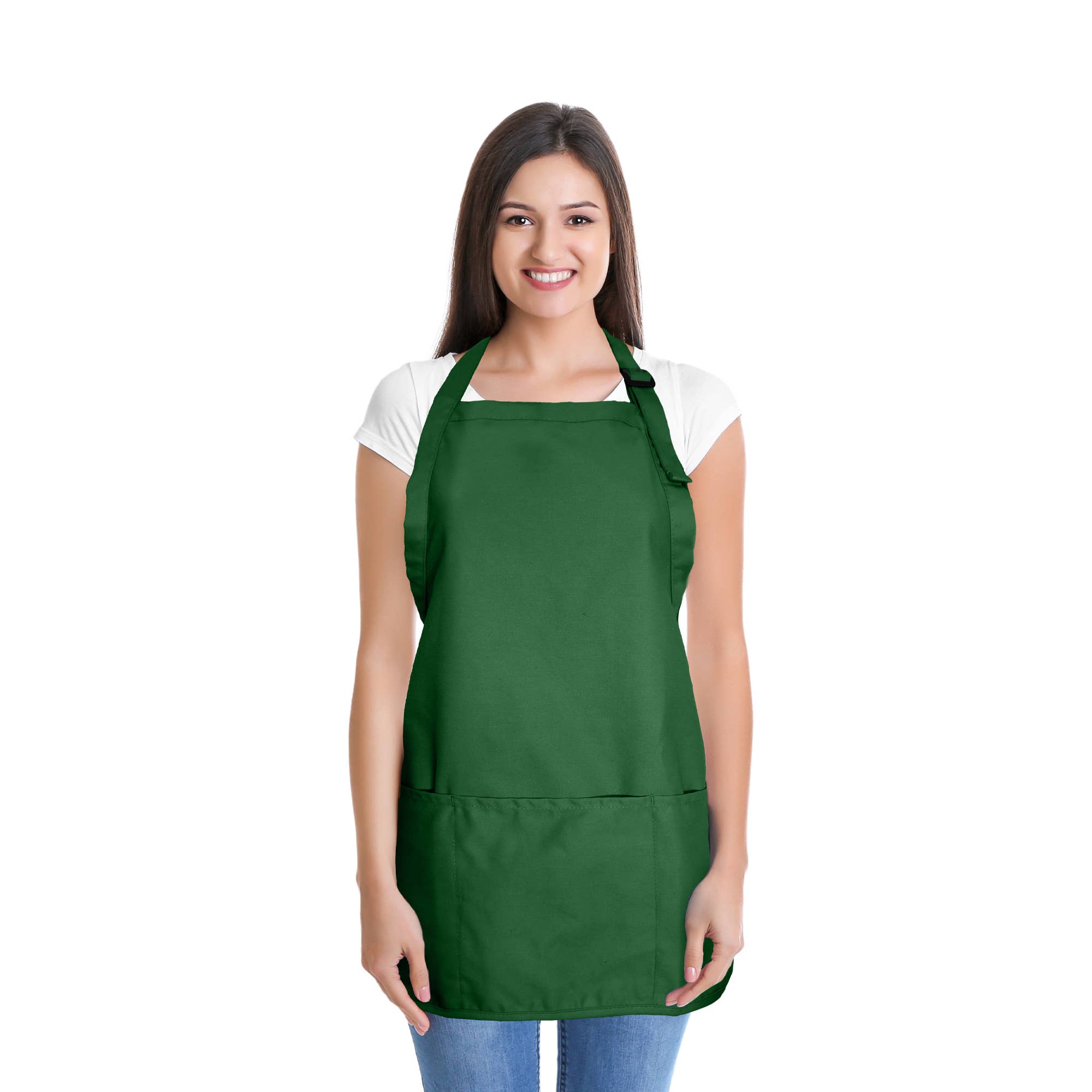 Dalix - Wholesale Apron - DALIX Apron Commercial Restaurant Bib Poly Cotton 3 Pockets8