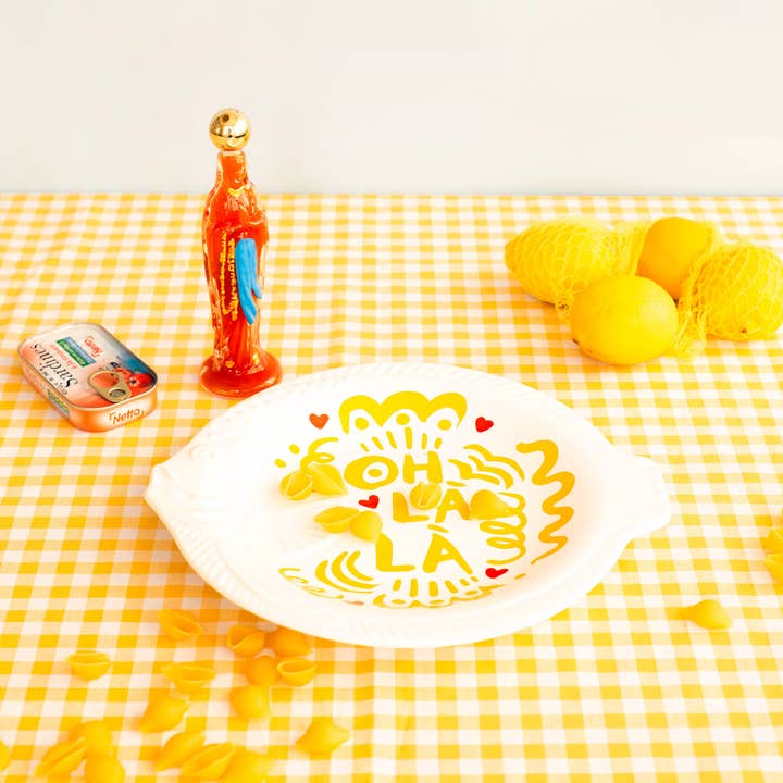 Pied De Poule - Wholesale Decorative Plate/Dish/Bowl - Dish Pack - Fish x 62