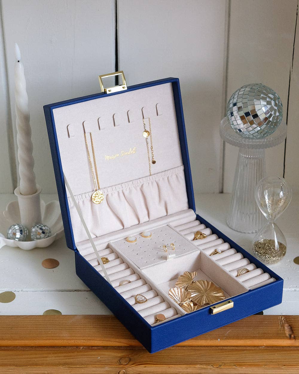 Maison Scarlett – Organizador/caixa de joias por atacado – Caixa de jóias Anne PU9