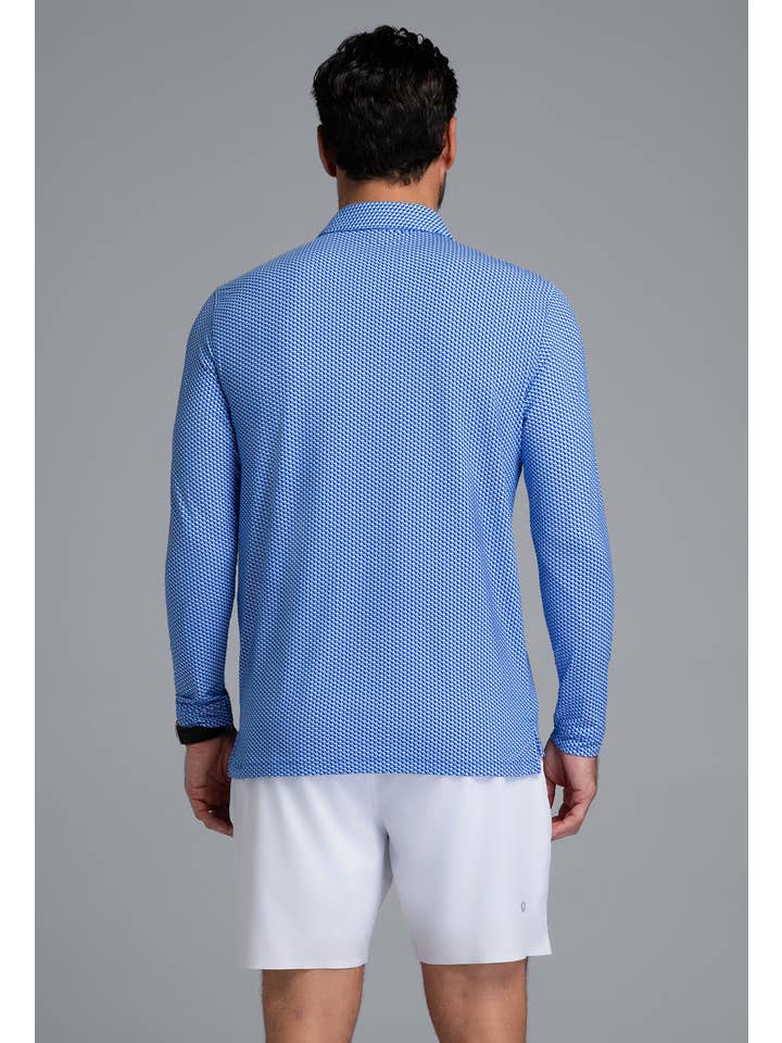 IBKÜL - Wholesale Polo - Men's - Cube Art Long Sleeve Polo24