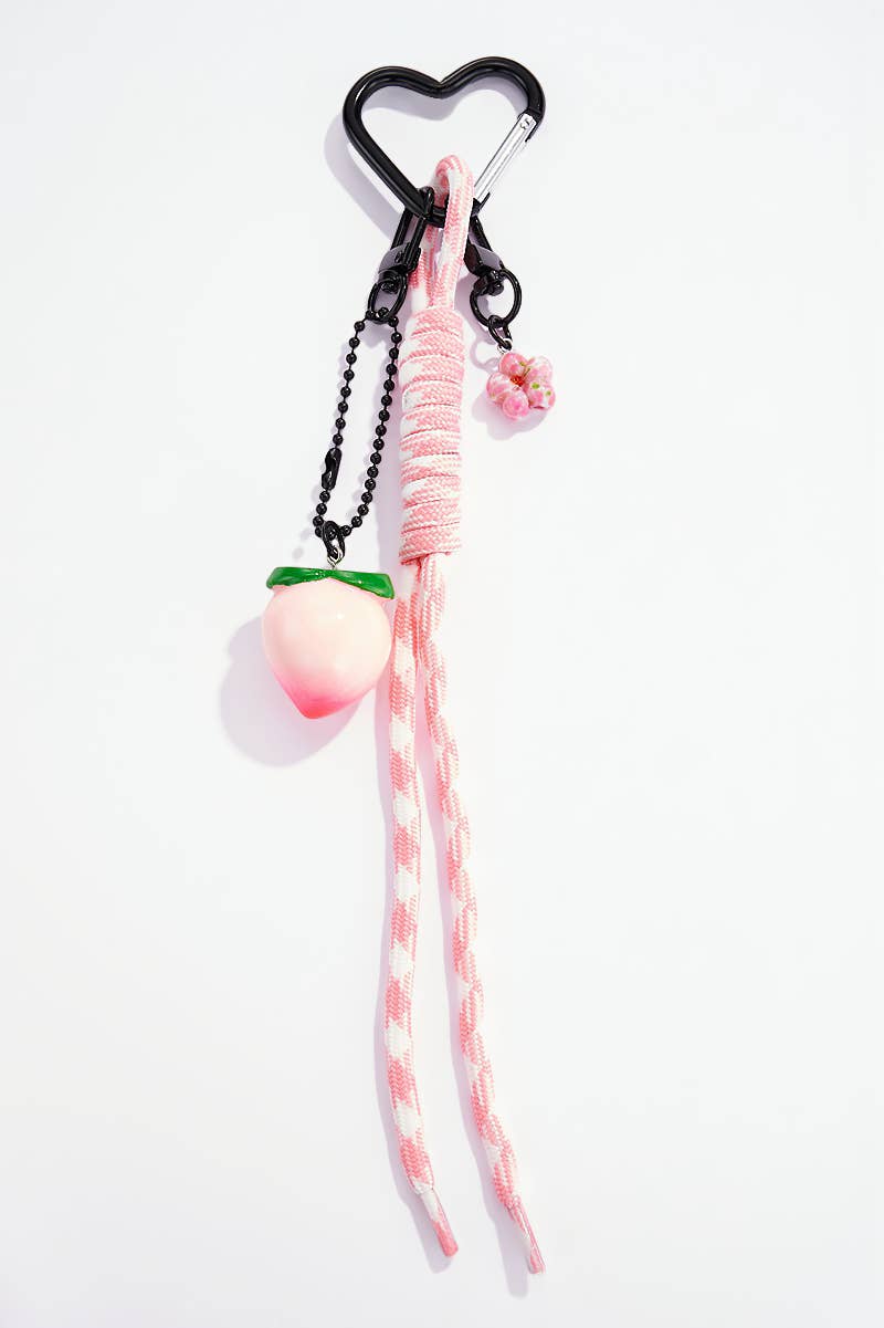 Pink Bag charm and keychain Fishing PC25 for wholesale on Faire0
