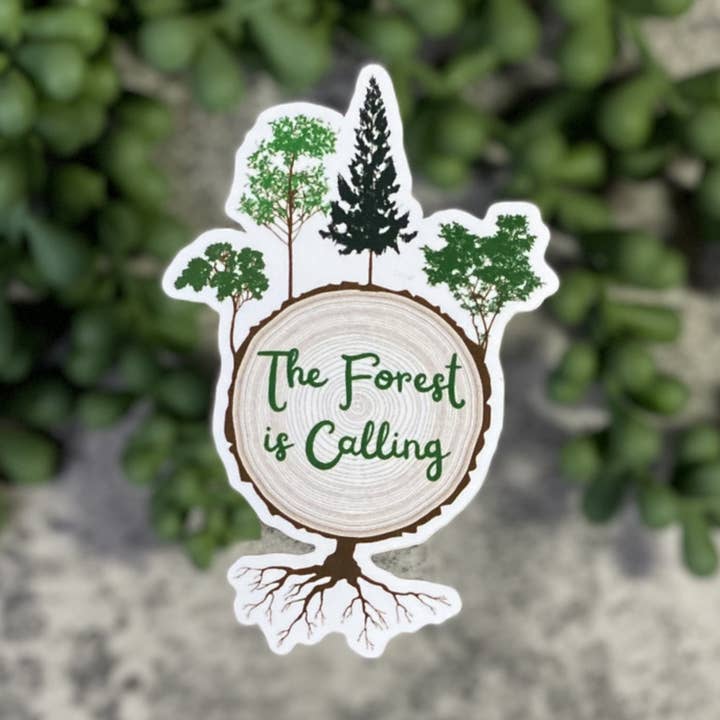 Vinilo adhesivo The Forest is Calling, paquete de 5 para venta al por mayor de Beautiful Mind Design