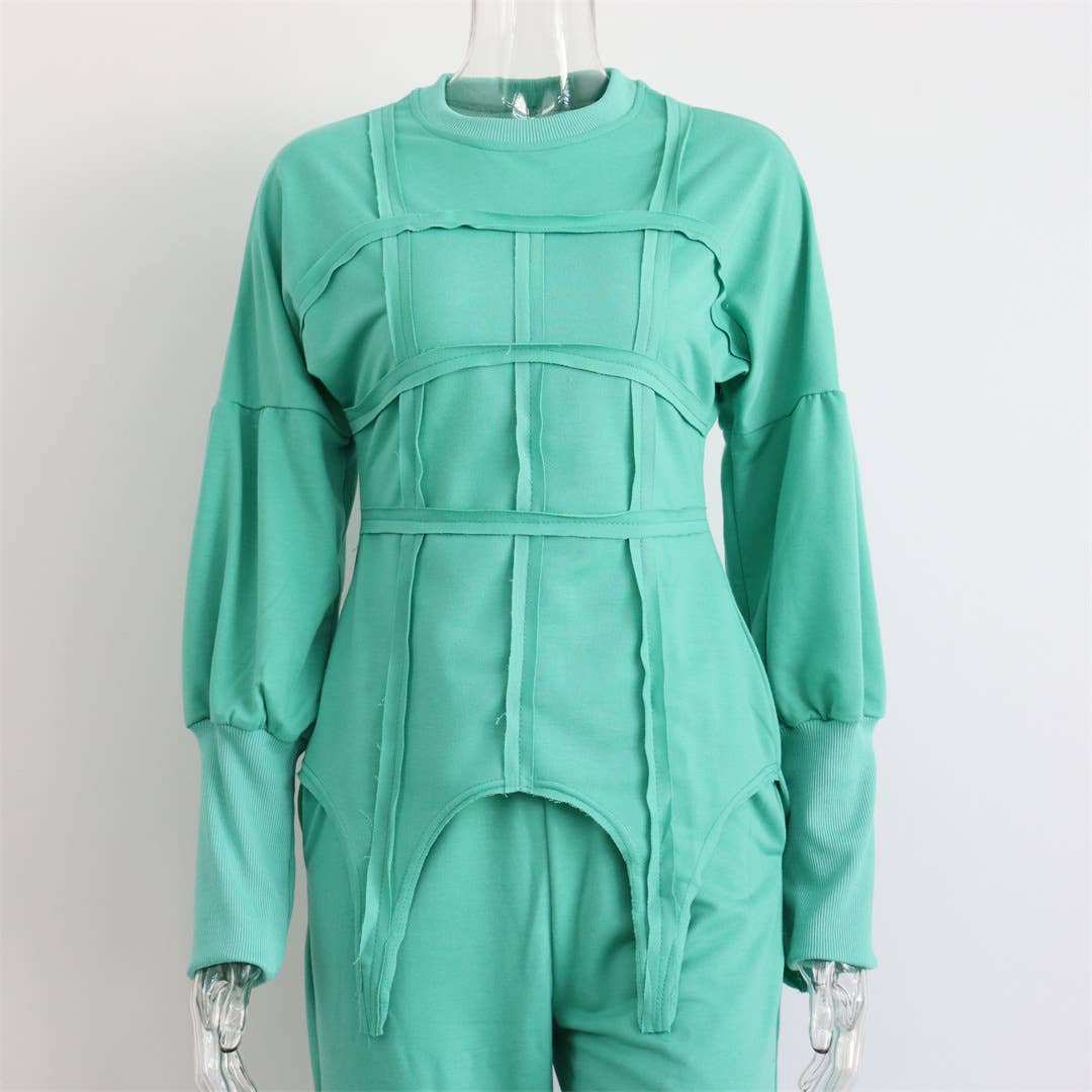 Rosa Clothing - Wholesale Top & Pant Set (NOT Loungewear) - Women's - Fashion sweatshirt set trouser set11