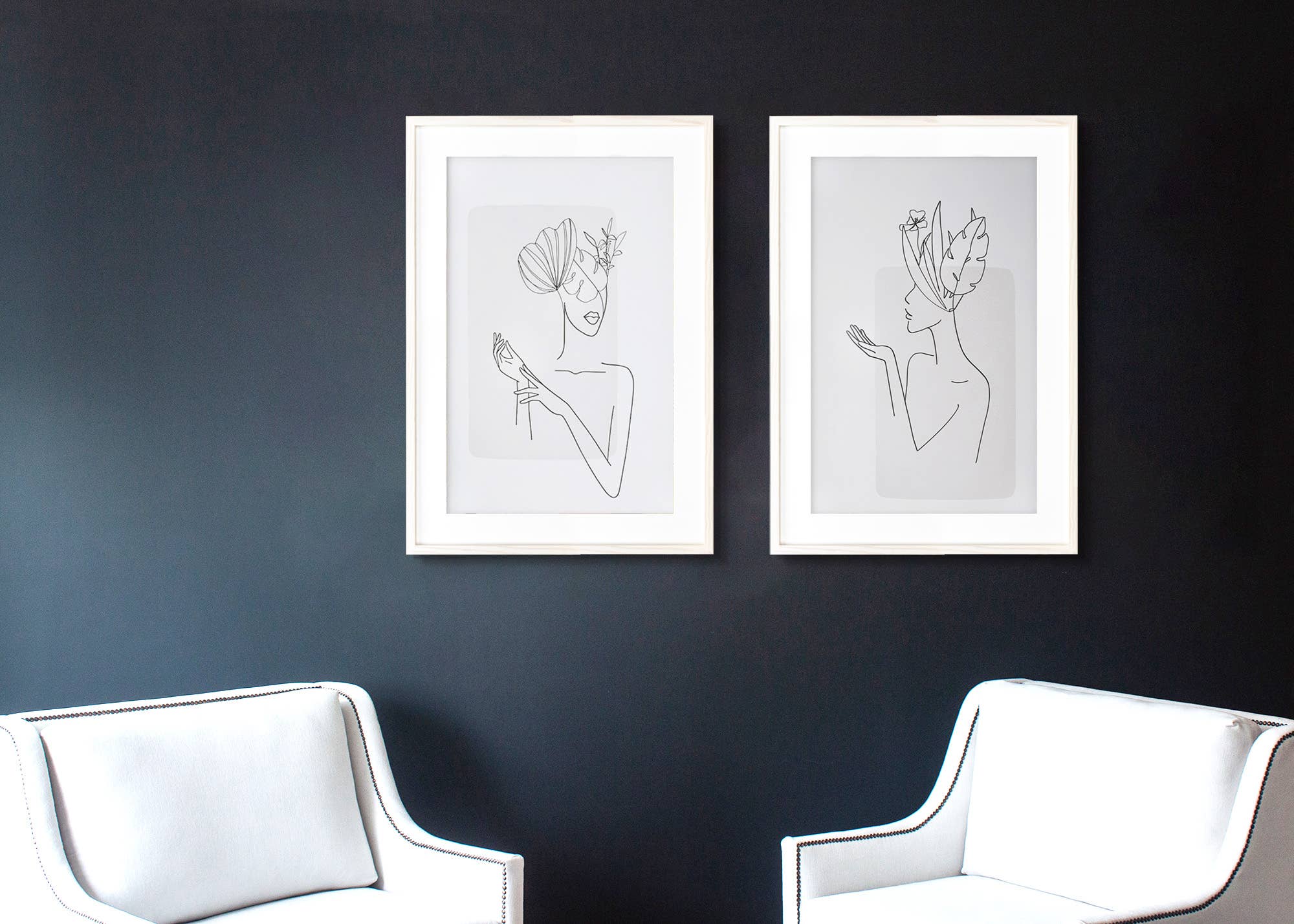 SIA EventFrame – wholesale Bildram – Tunn kant furu lövträ bildram, handgjord mattad ram4