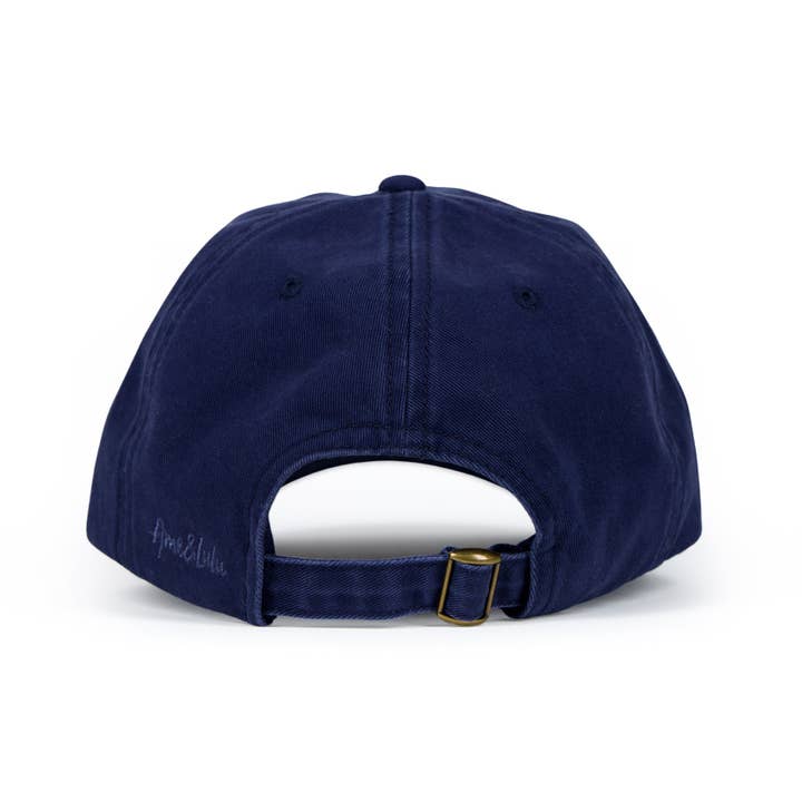 Navy Pink Golf Triple Play Hat for wholesale on Faire
