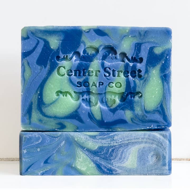 Wild Maine Blueberry Vegan Handmade Bar Soap - 4oz for wholesale by Center Street Soap Co