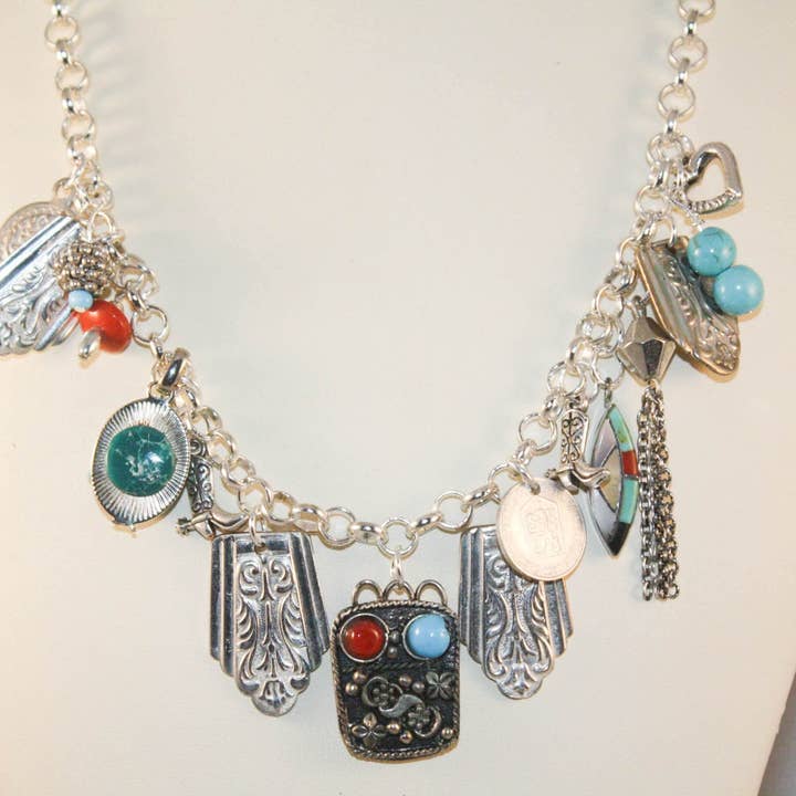 Silver Chest Creations - Wholesale Pendant/Charm Necklace - Junk Necklace