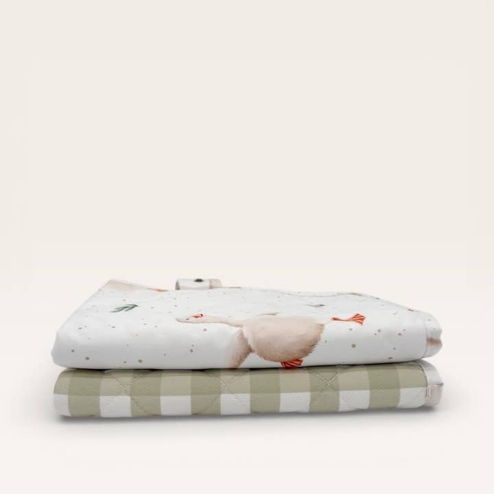 Travel Bamboo Change Mat | Goose for wholesale by Mimi and Co