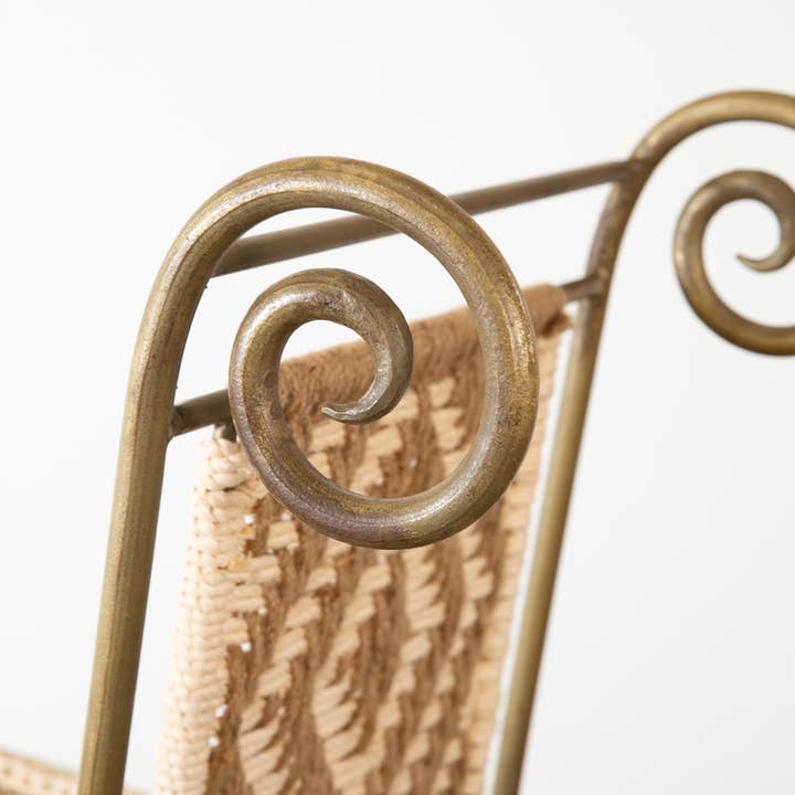 CTW Home Collection - Wholesale Stool - Aurelia Macrame Bar Stool