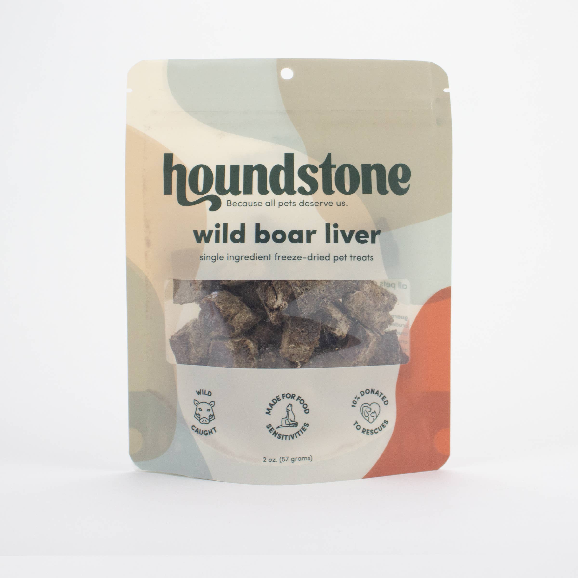 ADC Houndstone & Co. - Wholesale Hondenkoekjes - Hond - Wild zwijnenlever vriesgedroogde traktaties voor katten en honden - 57 g (12 stuks)1