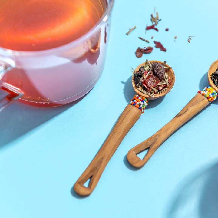 JusTea - Wholesale Table Spoon (Cutlery) - Hand-carved Beaded Tea Spoon2