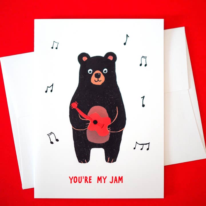 Sort Bjørn Jam Kort for engroshandel hos Rocket Boogie Co.