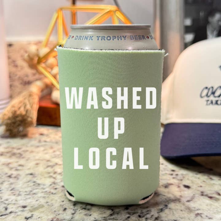 Clover + Cotton Co - Wholesale Drink Huggers & Koozies - Washed Up Local Drink Hugger6