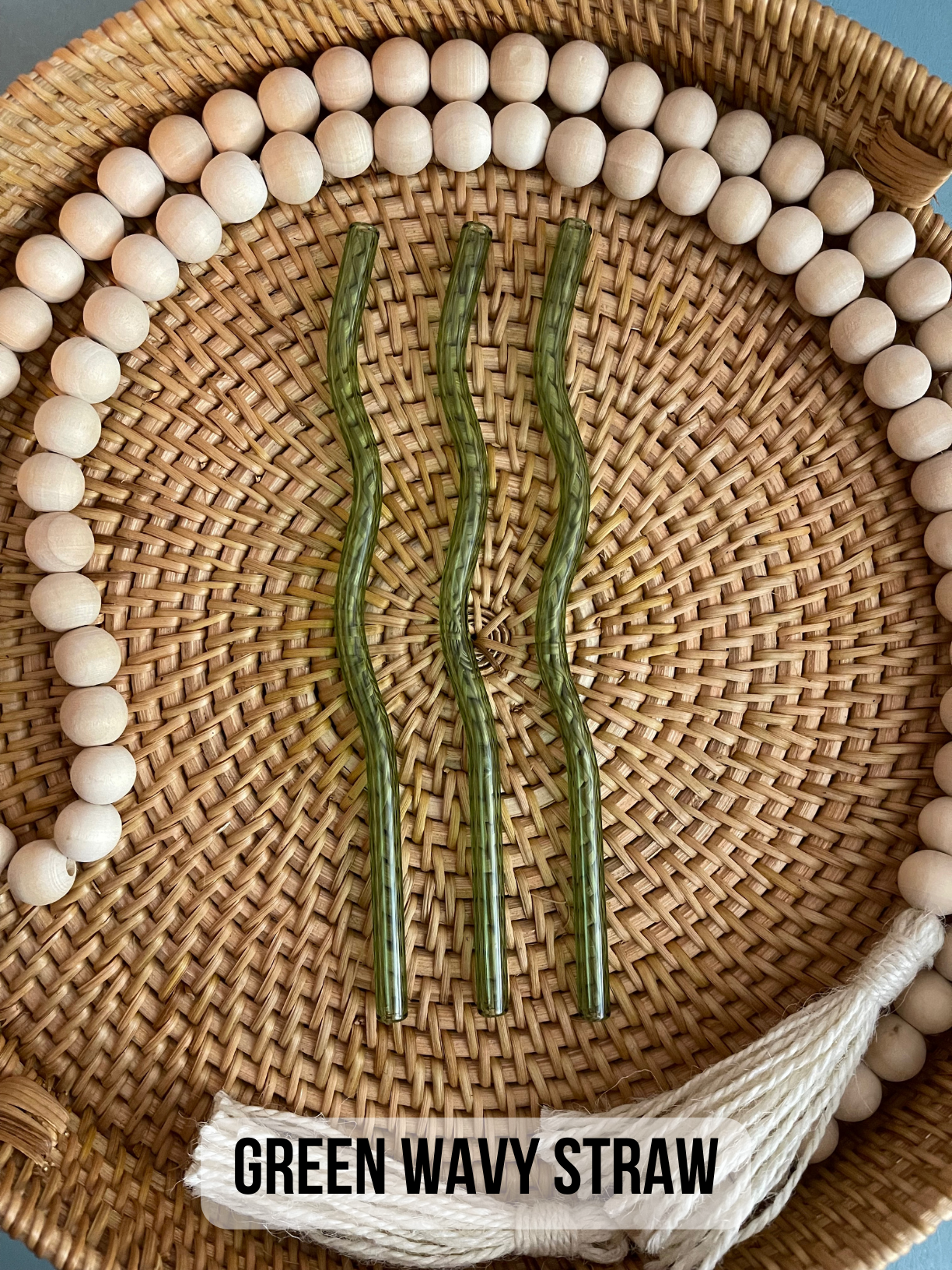 Curly Tailed Designs – Großhandel Trinkhalm – Farbige, gewellte Glasstrohhalme für Libbey Can Glass mit 16 Unzen/8 Zoll2