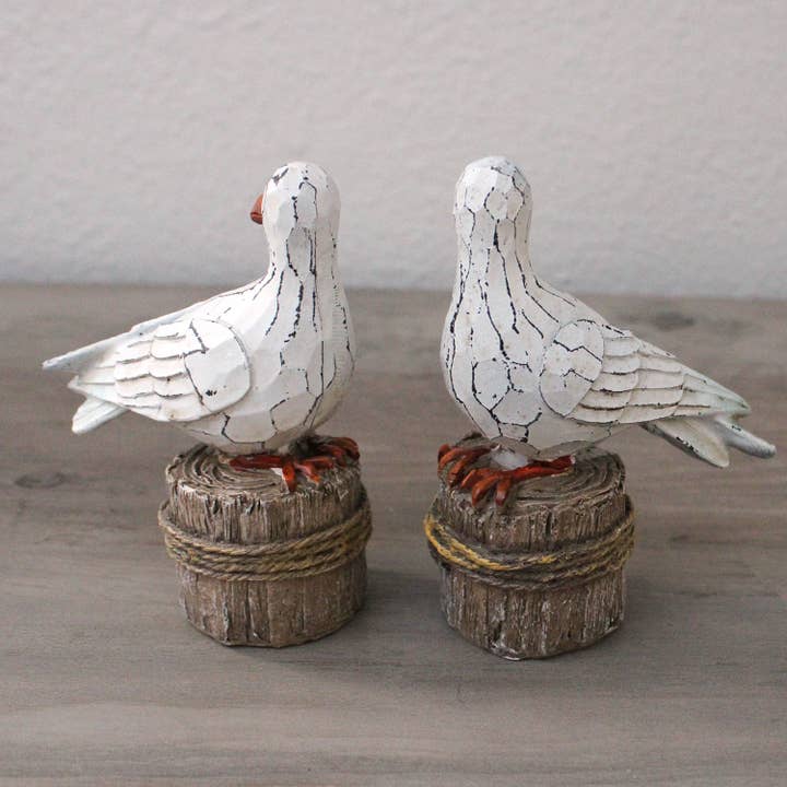 CB Home Collection - Wholesale Decorative Figurine - 5.5" Fun Seagull Figurines - 2 Assorted3