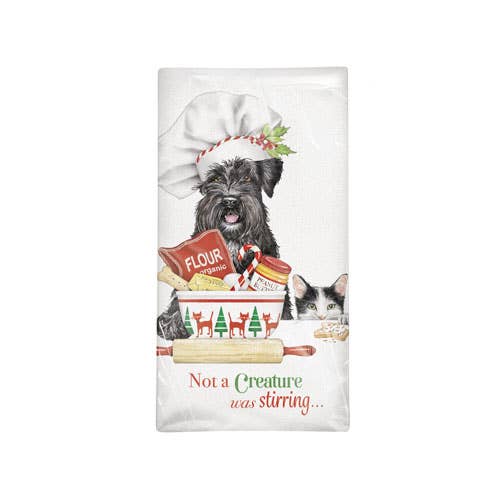 Mary Lake-Thompson Ltd. - Wholesale Tea Towel - Baking Schnauzer Bagged Towel