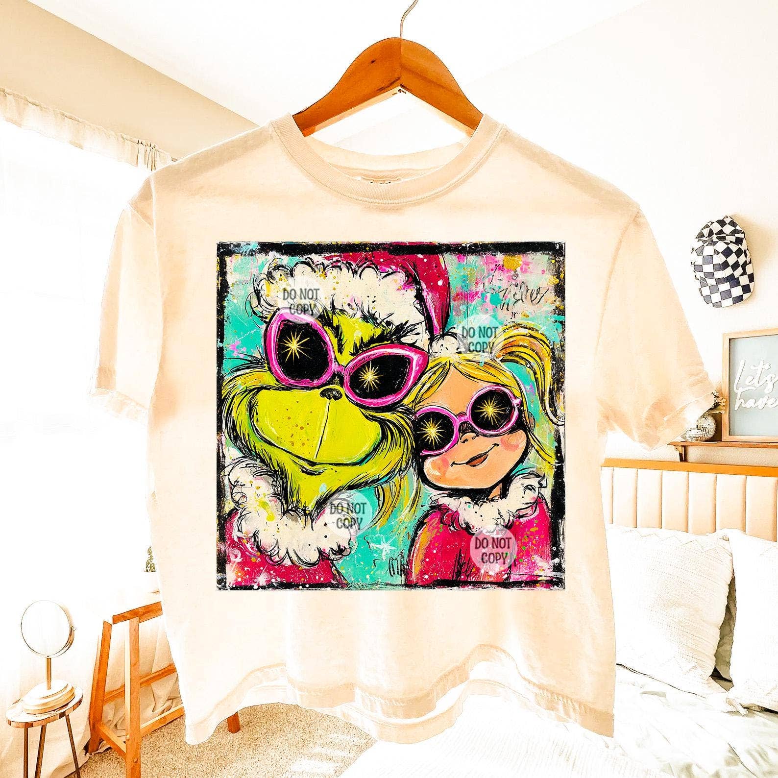 DLT Ecommerce - Wholesale T-Shirt (Graphic) - Women's - Preppy Grichmas Christmas Shirt, Trendy Christmas Sweatshirt1