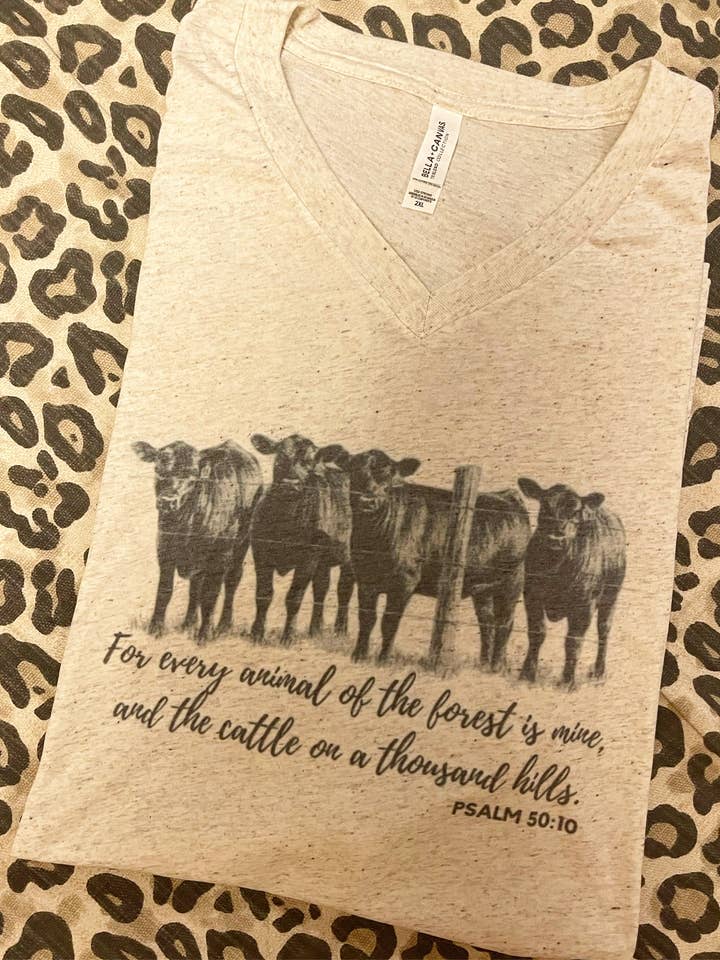 Salme 50:10 Tee for engroshandel hos Grace N Grit Designs