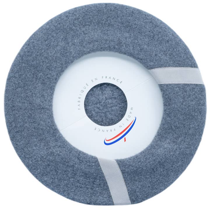 La Cerise sur le Chapeau – wholesale Basker - Herr – Grå ljung grafisk basker