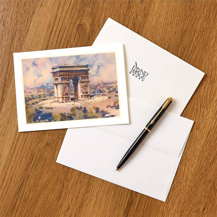 Found Image Press - Wholesale Stationery/Notecard Set - Greeting Card PS-204 Arc de Triomphe1