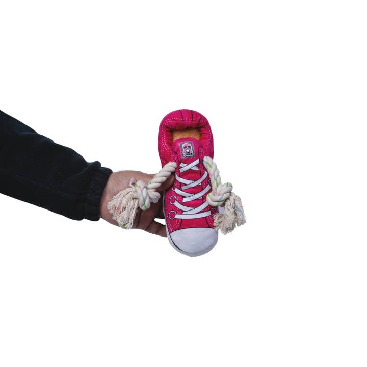 Jojo Modern Pets - Wholesale Pet Plush Toy - Dog - Squeaking Comfort Plush Sneaker Soft and Cozy Dog Toy - Pink1